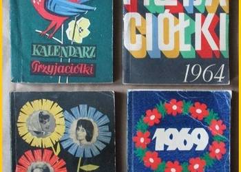 Kalendarz Przyjaciółki 4szt : 1962, 1964, 1967. 1969 Kalendarz Przyjaciółki 4szt : 1962, 1964, 1967. 1969
