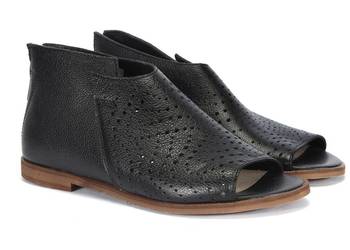 Ażurowe Sandały Na Obcasie Czarne (Roz 36 - 41) Ażurowe Sandały Na Obcasie Czarne (Roz 36 - 41)