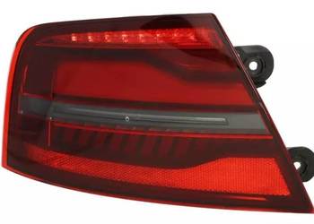 Audi A8 D4 15‑17 Lampa tylna zewnętrzna lewa LED Farba czerwono‑dymiona Plu