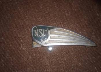 Stary emblemat znaczek NSU / rowerowy / motocyklowy / unikat.