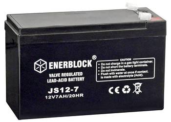 Akumulator 12V 7Ah ENERBLOCK AGM JS12-7
