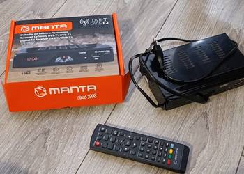 dekoder naziemnej telewizji cyfrowej Manta DVB-T/DVB-T2 model DVBT017