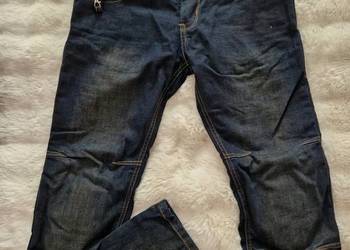 Spodnie motocyklowe, Adrenaline,  W34 L34, ciemno niebieski.