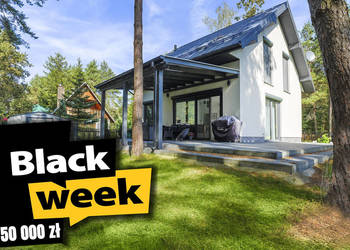 Czerwona Wola Nowoczesny dom nad rzeką w otulinie lasu