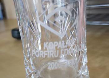 Kufel kryształowy, 600ml, z grawerunkiem, wysokość 144mm, średnica 87mm