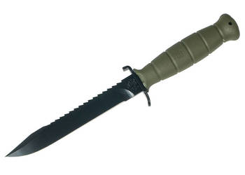 Nóż wojskowy Glock FM81 Battle Field Green z piłą