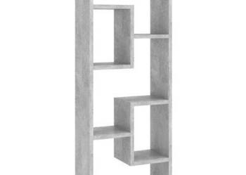 vidaXL Półka ścienna, szarość betonu, 36x16x90 cm(SKU803015)