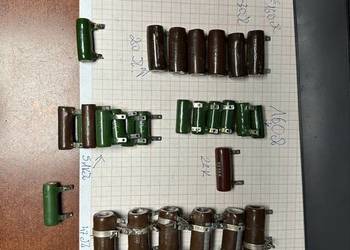 Sprzedam REZYSTORY  Wartości wg zgjęć - Cena za całość - (Z349)