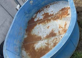 Solidny zbiornik metalowy 3x2 basen/poidło/baza pod oczko wodne