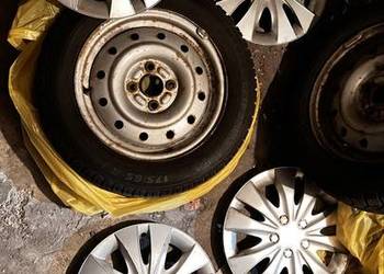 Koła zimowe 14x5 4x100 stal+kołpaki