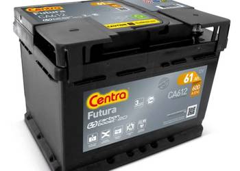 Akumulator 61Ah 600A Centra Futura. Darmowa wymiana.