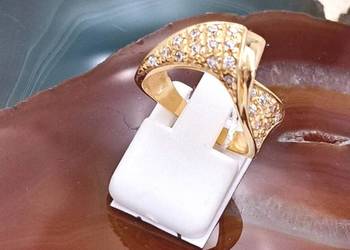 WYPRZEDAŻ !-30% Pierścionek r.14,5 Złoty pr.585 Glamour Z-835 WYPRZEDAŻ !-30% Pierścionek r.14,5 Złoty pr.585 Glamour Z-835