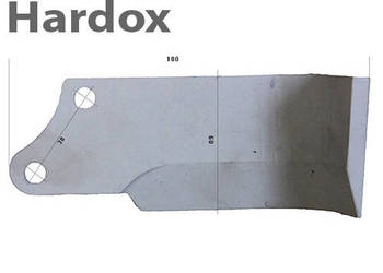 Nóż HARDOX basrijs_noz_l części do flancarki
