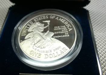 moneta USA 1 dolar, 1996 P 150 rocznica - Instytut Smithsona