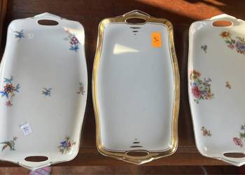 Patera, kwiaty. Tacka bez sygnatury