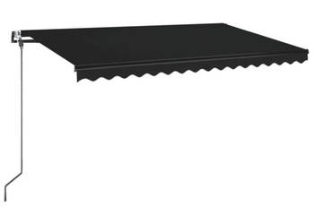 Automatycznie zwijana markiza 400 x 350 cm antracytowa WM-3069189