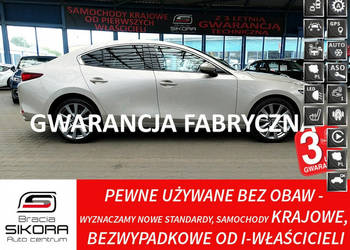 Mazda 3 EXCLUSIVE-LINE Gwarancja do 07-2030r. Krajowy Bezwypadkowy 1WŁ FV2…