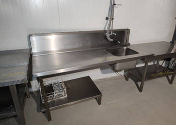 Zlew gastronomiczny jednokomorowy 1900 x 800 x 900 mm  komora 500 x 400 mm