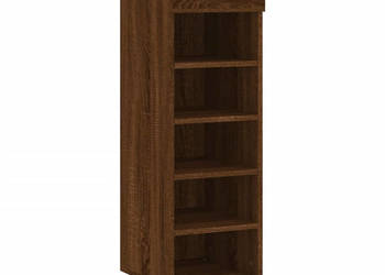 Szafka na buty brązowy dąb 30x35x105 cm WM-829659