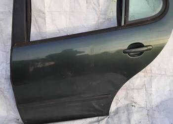 Seat Leon drzwi lewe tylne lewy tył zielone