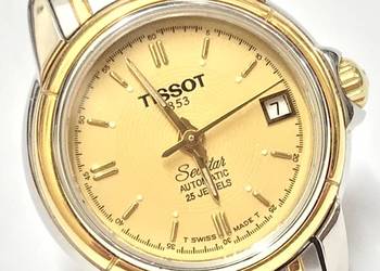 Tissot Seastar A630/730K damski automat 25 kamieni szafir Swiss Made z datą