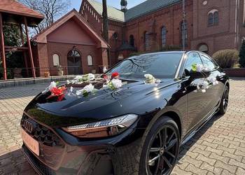 Nowe Audi A5 auto do ślubu samochód do wesela imprezy okolicznościowe