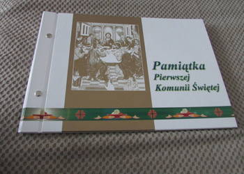 album pamiątka pierwszej Komunii komunia