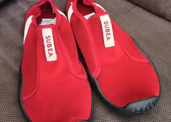 Buty do wody do snorkelingu Subea Aquashoes Decathlon Czerwone 38