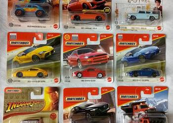 Matchbox zestaw Harry Potter, VW, Toyota Supra,mazda, Cadillac Chase