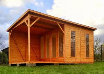 Drewniane domki ogrodowe