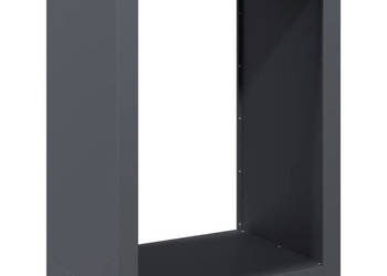 Stojak na drewno opałowe antracytowy 60x40x80 cm stalowy WM-850998