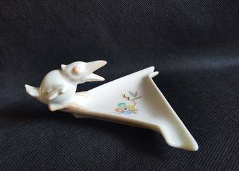 Stara porcelana Hutschenreuther popielniczka Wrona, Karl Tutter Art Deco