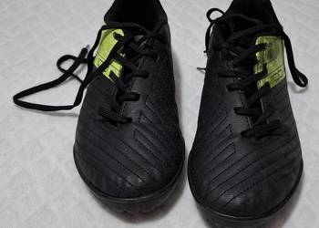 Buty sportowe, piłkarskie, turfy, Decathlon, Kipsta, 35, 23cm, czarne (Obuw