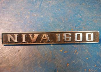 Emblemat logo napis oryginał metalowy chromowany Łada niva1600