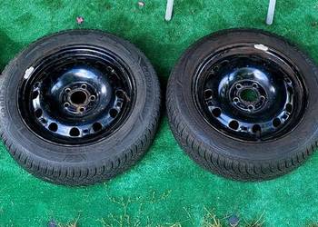 Koła 4szt felgi stalowe Seat 15' 5x100 opony zima Goodyear 185/60/15