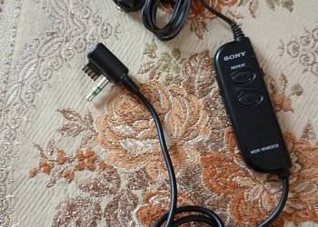Słuchawki SONY z pilotem do Walkmana SONY Vintage