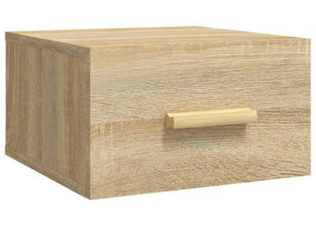Wisząca szafka nocna dąb sonoma 35x35x20 cm WM-812840