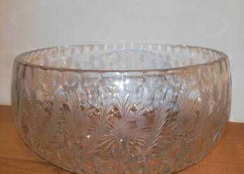Kryształ PRL - duża piękna misa - stan idealny! Kryształ PRL - duża piękna misa - stan idealny!
