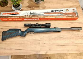 Karabin wiatrówka Weihrauch HW 97 K Niebieski laminat. stan bdb