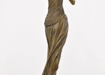 Kobieta ze Skrzypcami - Skrzypaczka - Figura z Brązu - Prezent Dla Muzyka