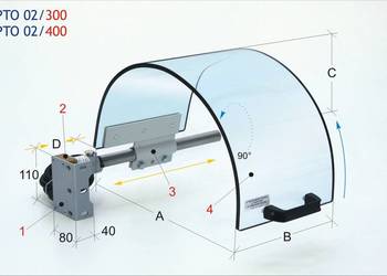 Osłona PTO 01/300, PTO 01/400, PTO 01/500