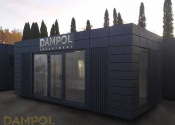 Nowoczesny kontener/pawilon 700 × 300 cm — kompaktowy, solidny i gotowy do