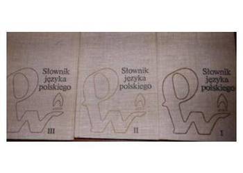 Słownik języka polskiego 3 tomy (O)S / FA