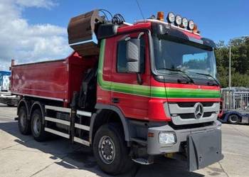 Mercedes 3341 bordmatic z dzwigiem wywrotka  6x6 Też Leasing