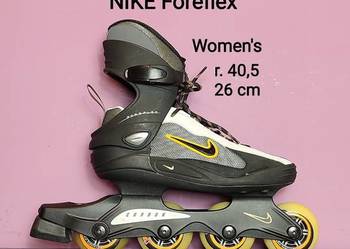1 x użyte - Rolki NIKE Foreflex dla kobiet - r. 40,5/26 cm - karbon