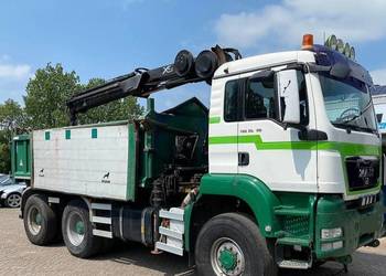 Man TGS 32400 Wywrotka 6x6 z dzwigiem bordmatic
