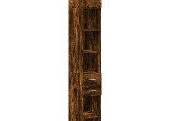 Wąska szafka przydymiony dąb 30x425x225 cm WM-3281270