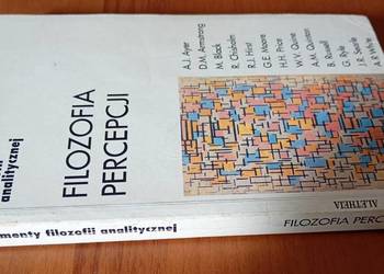 Filozofia percepcji / wybrał Chwedeńczuk, aut Ayer, Armstrong Black