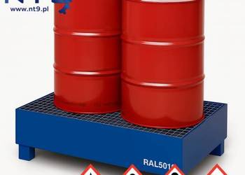 Wanna wychwytowa, ociekowa na dwie beczki 220l- lakierowana proszkowo Wanna wychwytowa, ociekowa na dwie beczki 220l- lakierowana proszkowo