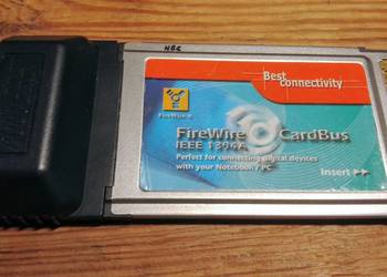 karta PCMCIA type II CardBus - FireWire